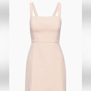 Wilfred Aperature tie-back dress Squareneck Japanese crepe mini dress Size 0